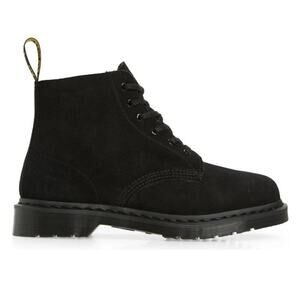 Dr. Martens 101 Mono Lace-Up Boot black suede leather men's‎ size 8 new Grunge